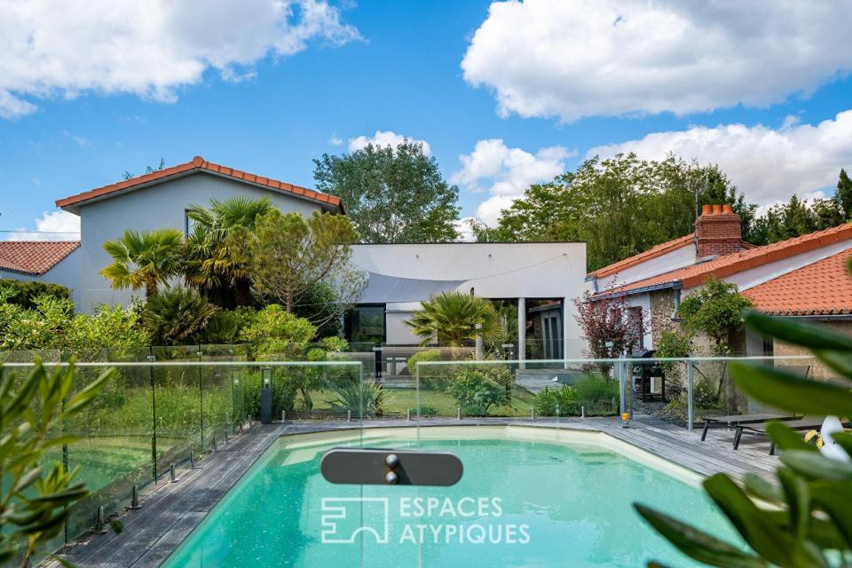 Maison contemporaine avec charme ancien aux portes de Nantes