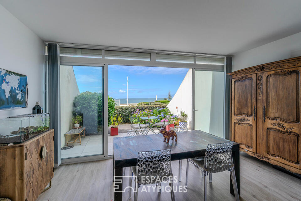 Bel appartement avec jardin face à l'Océan