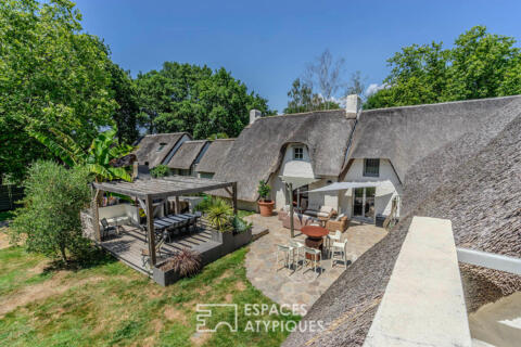 L&rsquo;esprit campagne chic dans un domaine de chaumières à Guérande