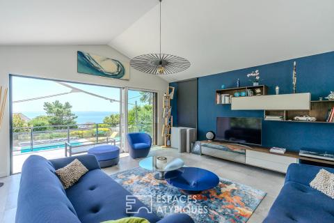 Villa contemporaine avec vue panoramique sur l&rsquo;océan