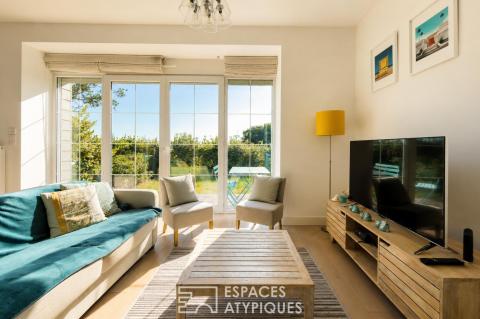 Appartement d&rsquo;exception avec vue mer et Jardin privatif à Saint-Marc-sur-Mer.