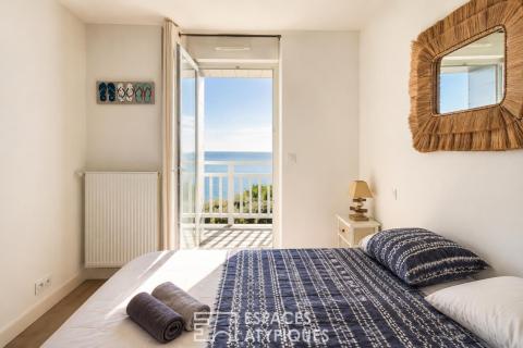 Appartement d&rsquo;exception avec vue mer et Jardin privatif à Saint-Marc-sur-Mer.