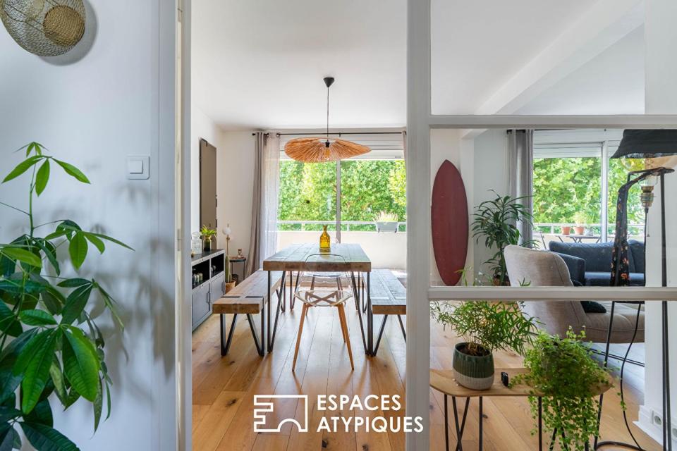 Appartement rénové : cocon nantais et son esprit d'évasion