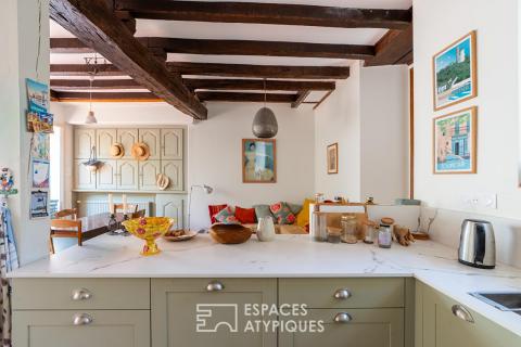 Clisson historique : maison familiale et ses terrasses