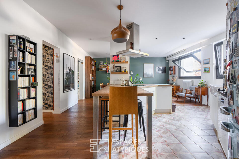 Appartement T5 rénovée avec jardin partagé - Nantes