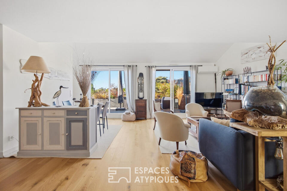 Duplex d'exception en dernier étage avec terrasse panoramique