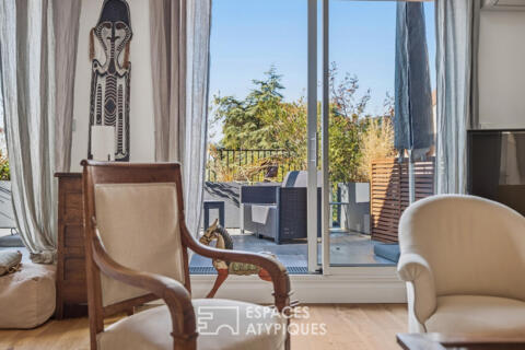 Duplex d&rsquo;exception en dernier étage avec terrasse panoramique