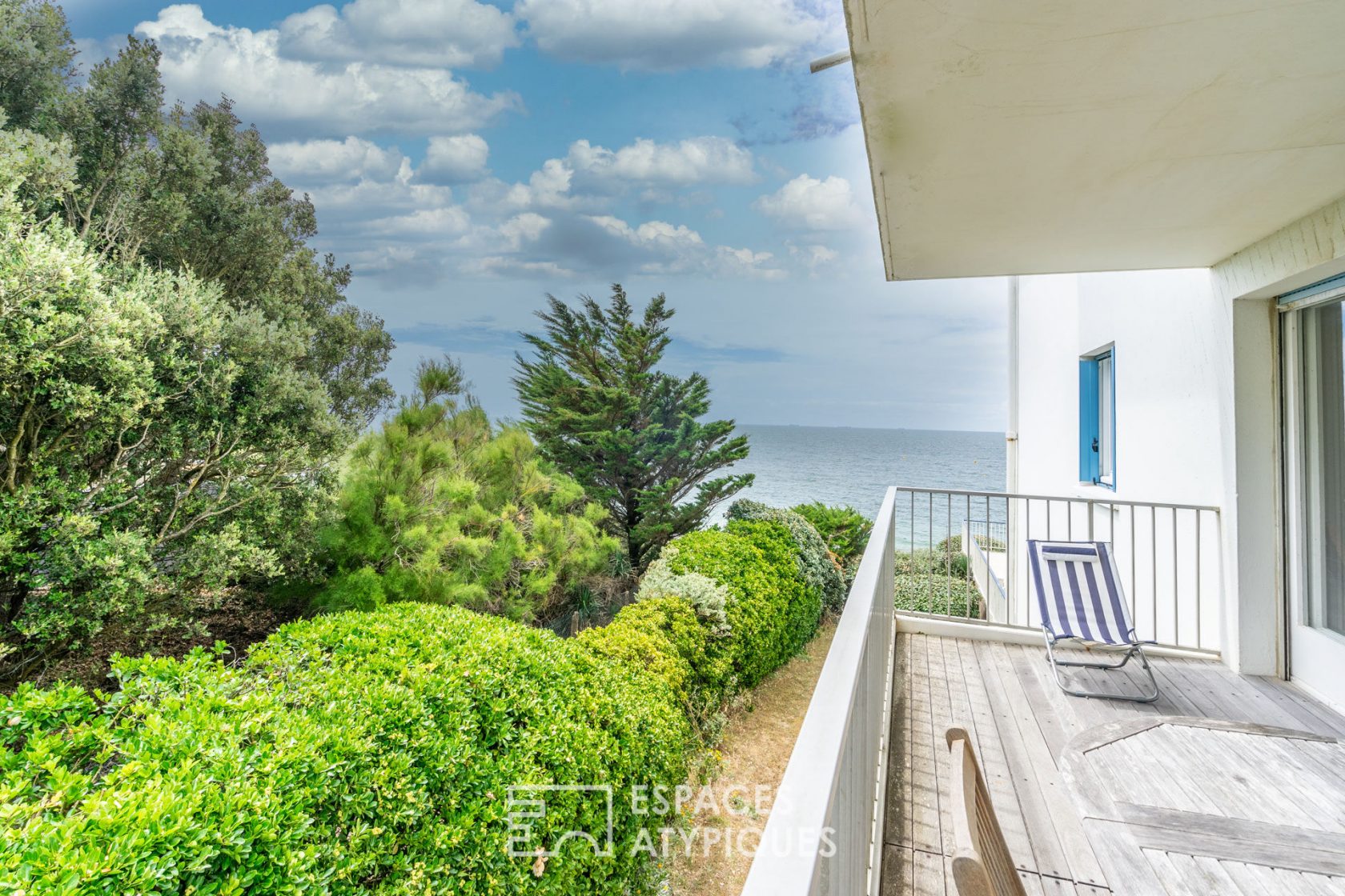 Appartement dans les pins avec vue sur la plage de Sainte Marguerite de Pornichet