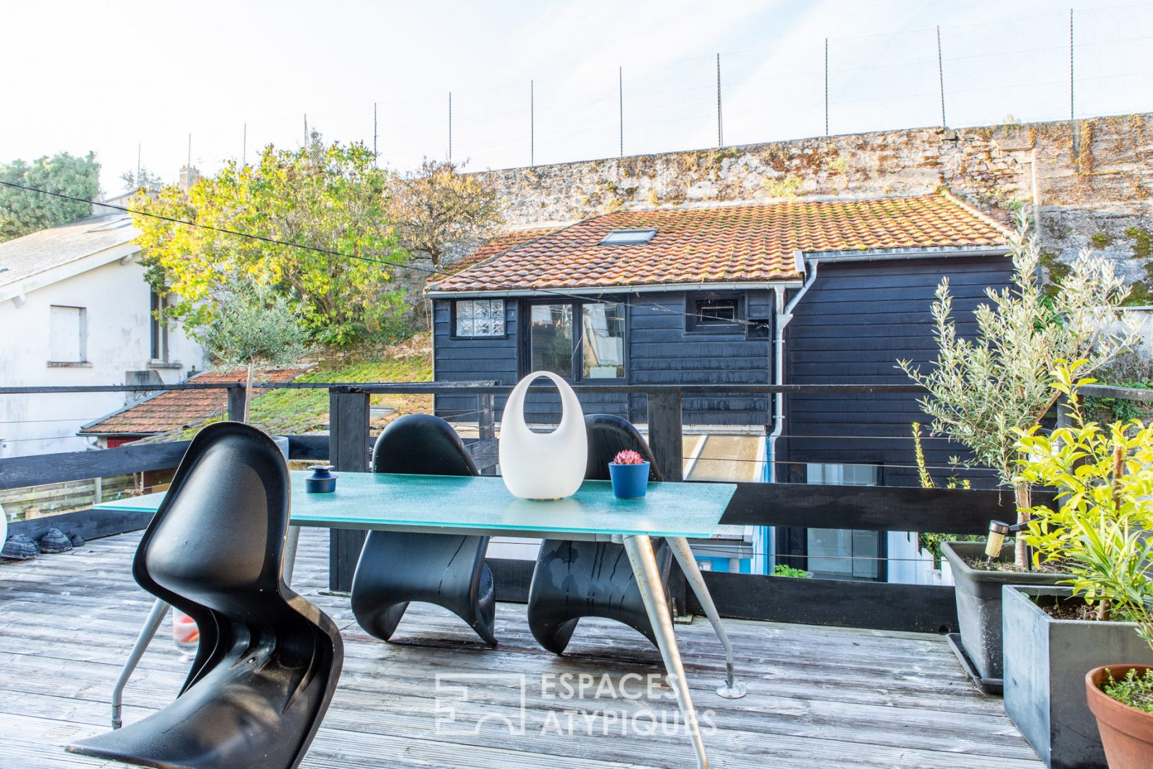 Maison arty et son extension contemporaine