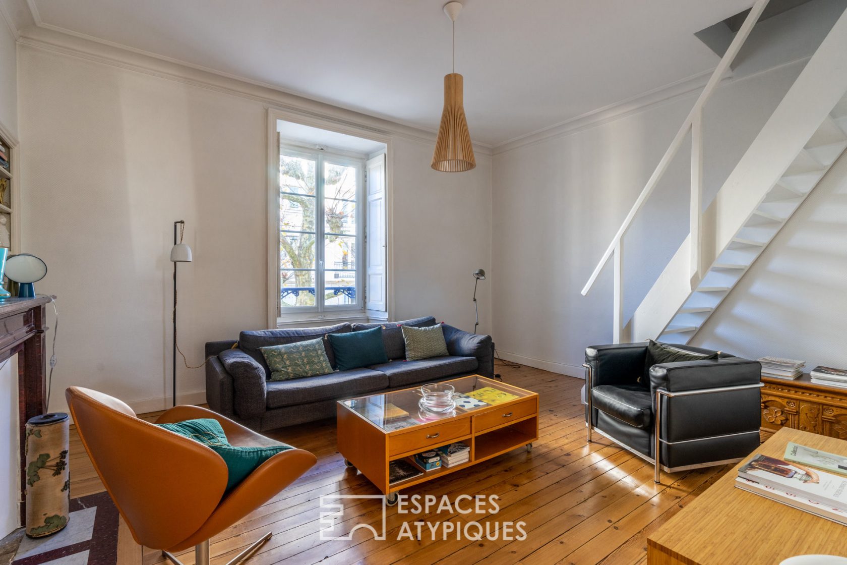 Duplex dans un ancien hôtel particulier et son jardin