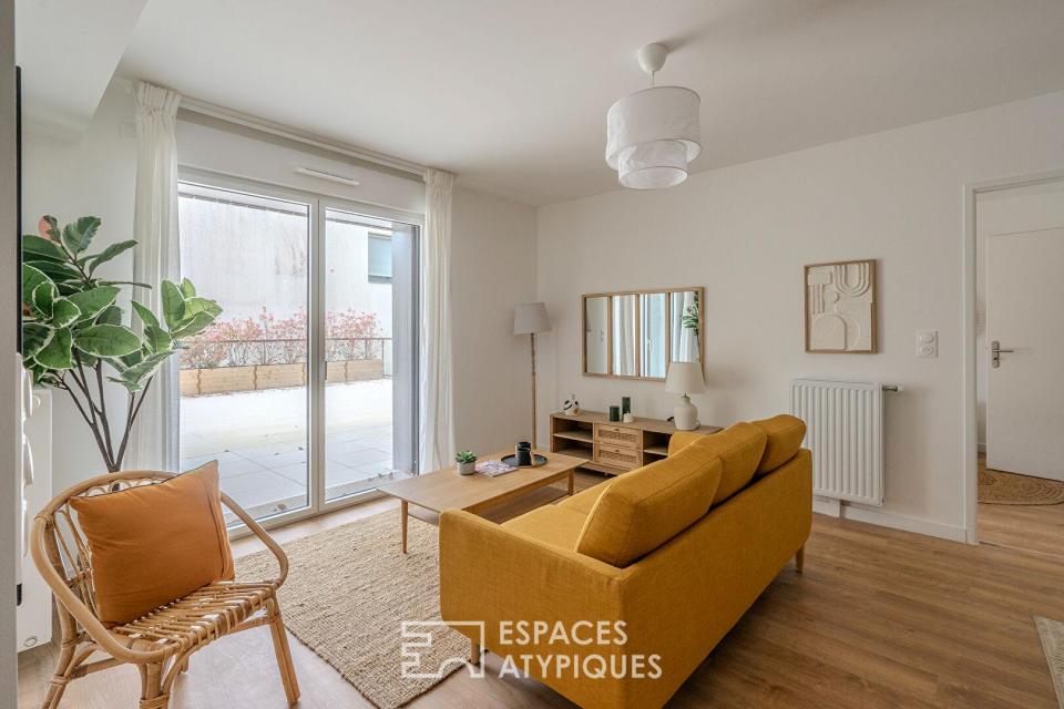 Appartement contemporain  87m2 de 3 chambres avec grande terrasse à proximité immédiate de la vieille ville de Guérande