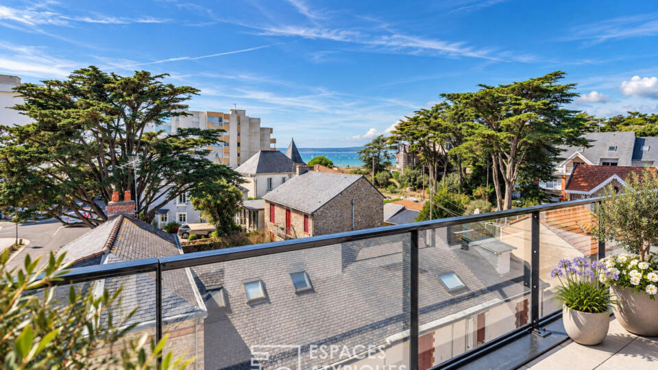 Appartement vue mer avec 1 chambre à Pornichet à proximité immédiate du marché