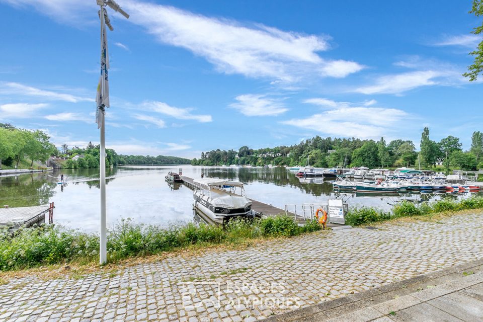 Charmant duplex de 71 m² avec vue sur le port de Sucé sur Erdre