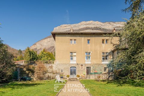 Old fortified house on the heights of Grésivaudan