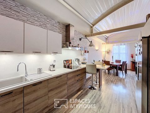 Séduisant appartement contemporain en centre bourg