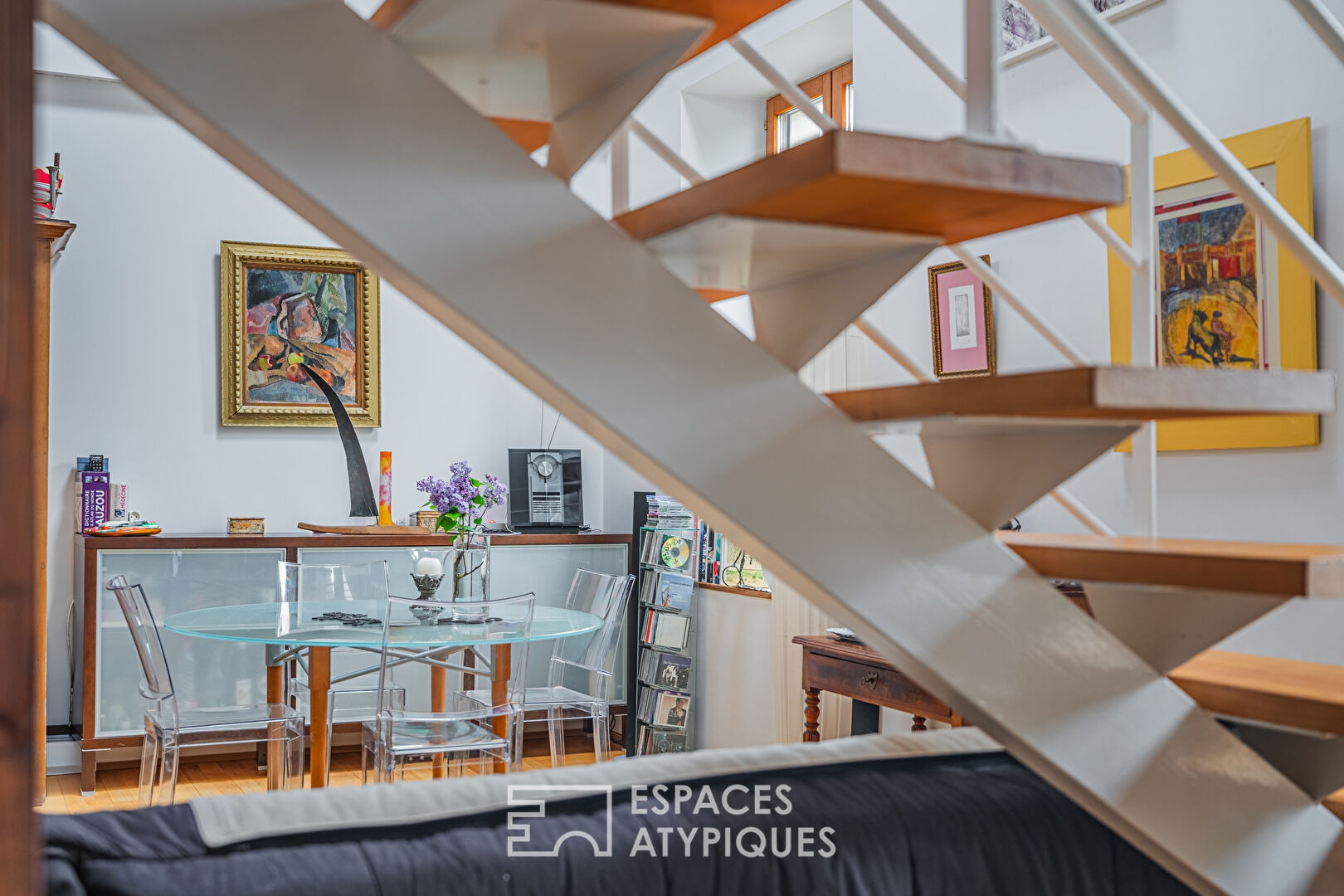 Duplex à l’esprit « loft » en centre bourg