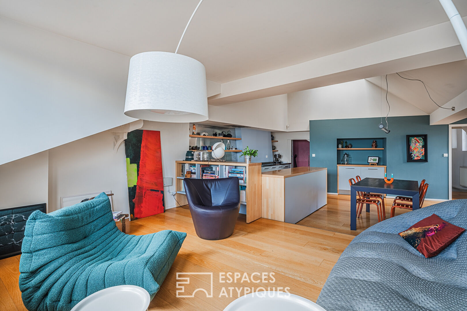 Triplex d’exception avec jardin sur les quais de l’Isère