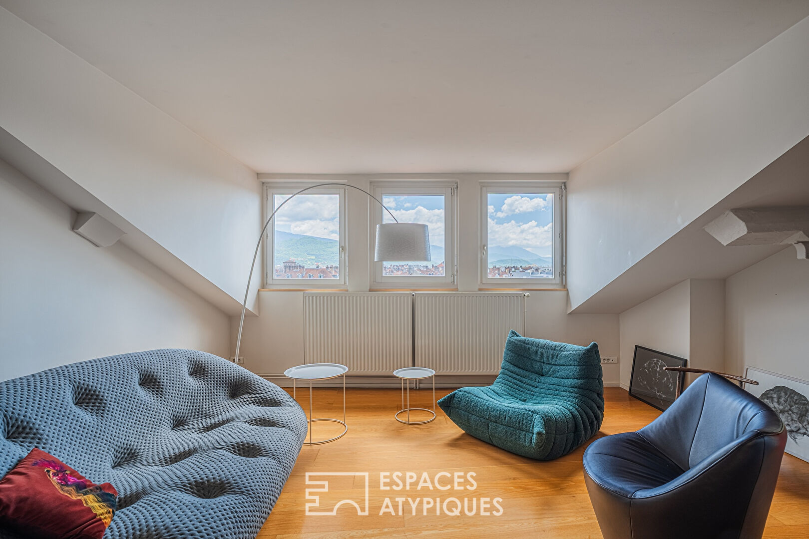 Triplex d’exception avec jardin sur les quais de l’Isère
