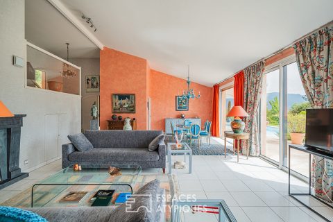 Magnifique Villa avec vue sur la plaine de Romans et son jardin japonisant