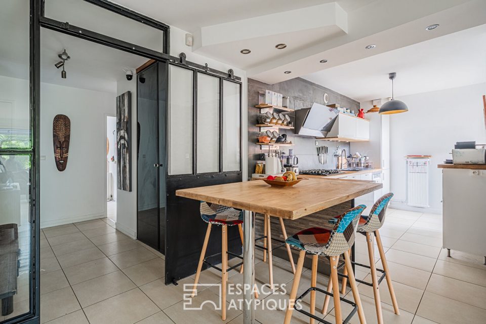 Appartement avec terrasses sur parc