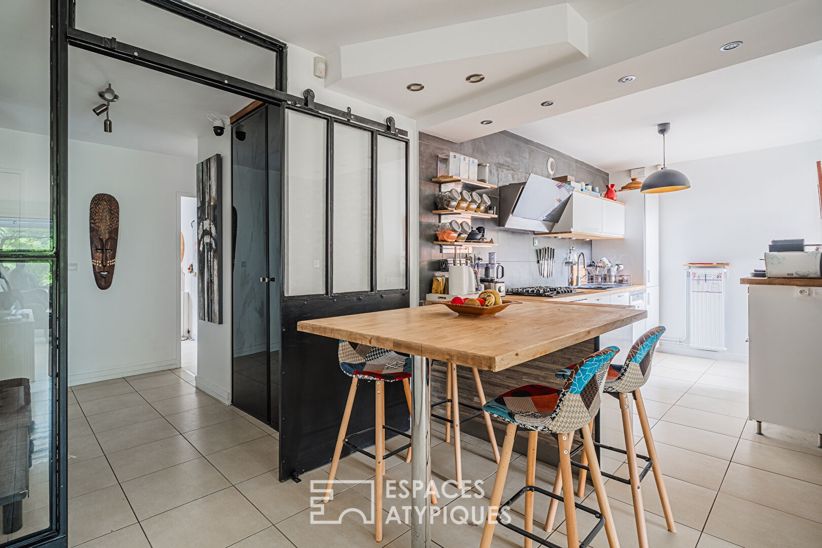 Appartement avec terrasses sur parc