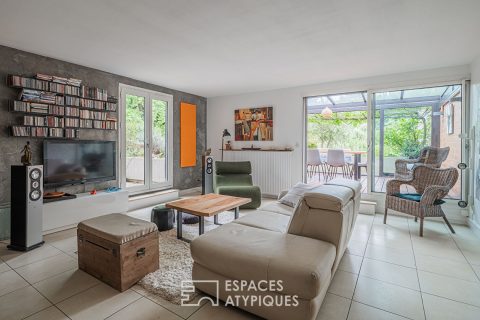 Appartement avec terrasses sur parc