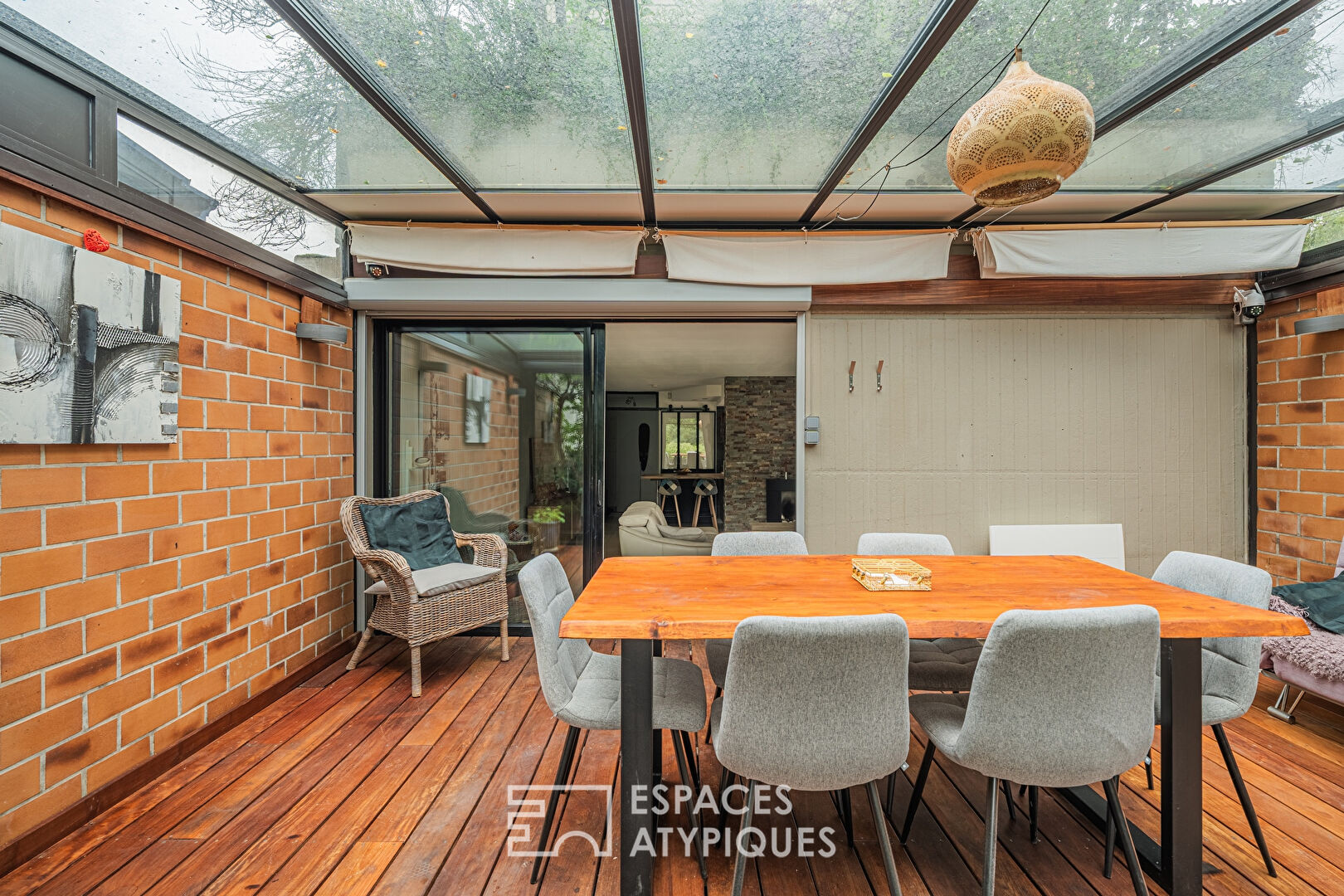 Appartement avec terrasses sur parc
