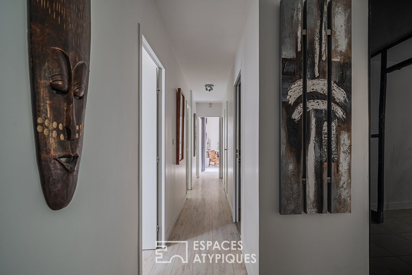 Appartement avec terrasses sur parc