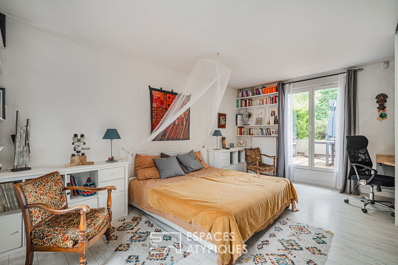 Appartement avec terrasses sur parc