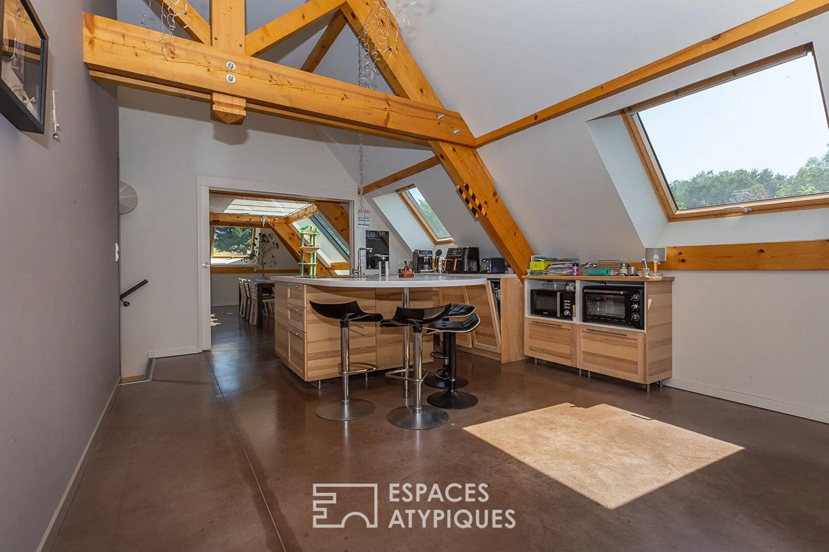 Ancien corps de ferme rénové avec ses deux habitations dauphinoises
