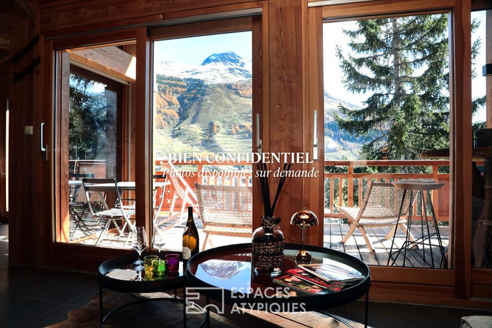Chalet d'exception avec vue sur les massifs