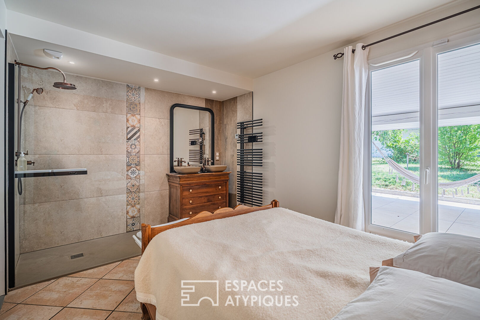 Maison à l’esprit landais avec piscine