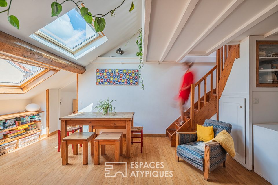 Appartement en dernier étage quartier Championnet