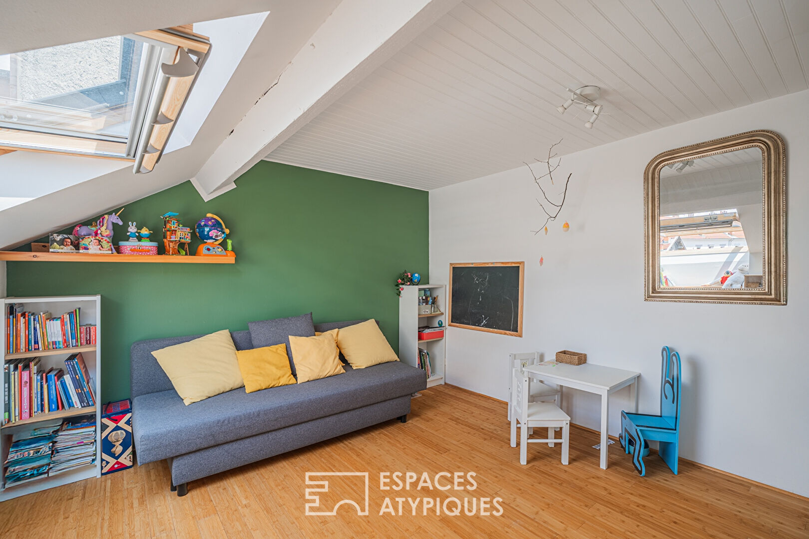 Appartement en dernier étage quartier Championnet