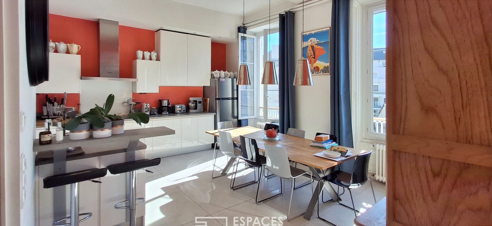 Appartement rénové par un architecte dans le quartier préfecture
