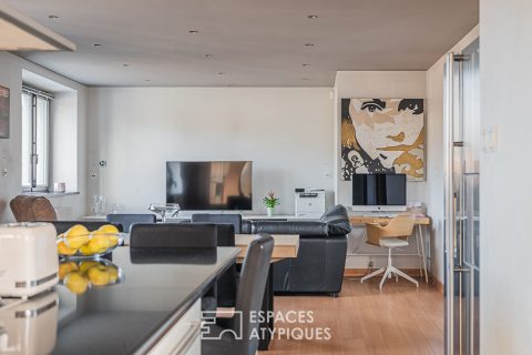 Maison de ville et son atelier à réinterpréter