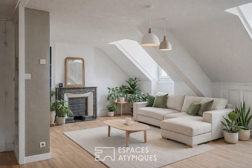 Appartement en dernier étage avec vue