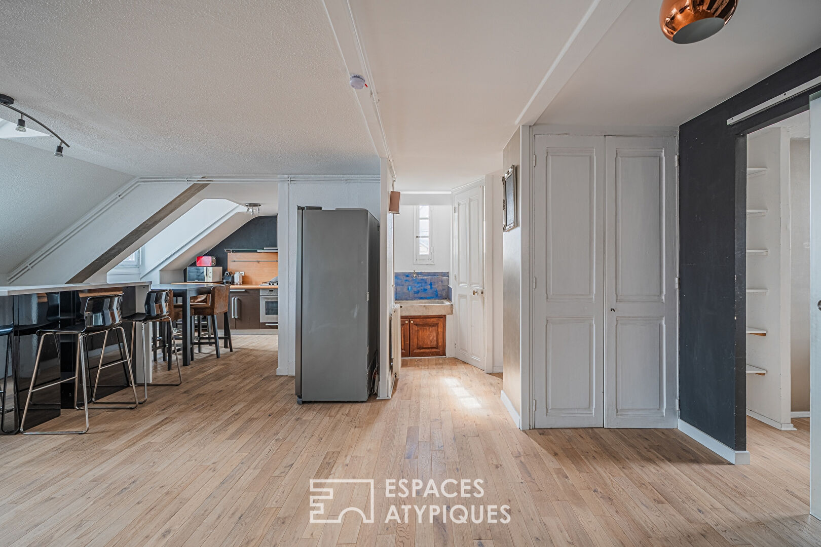 Appartement en dernier étage avec vue