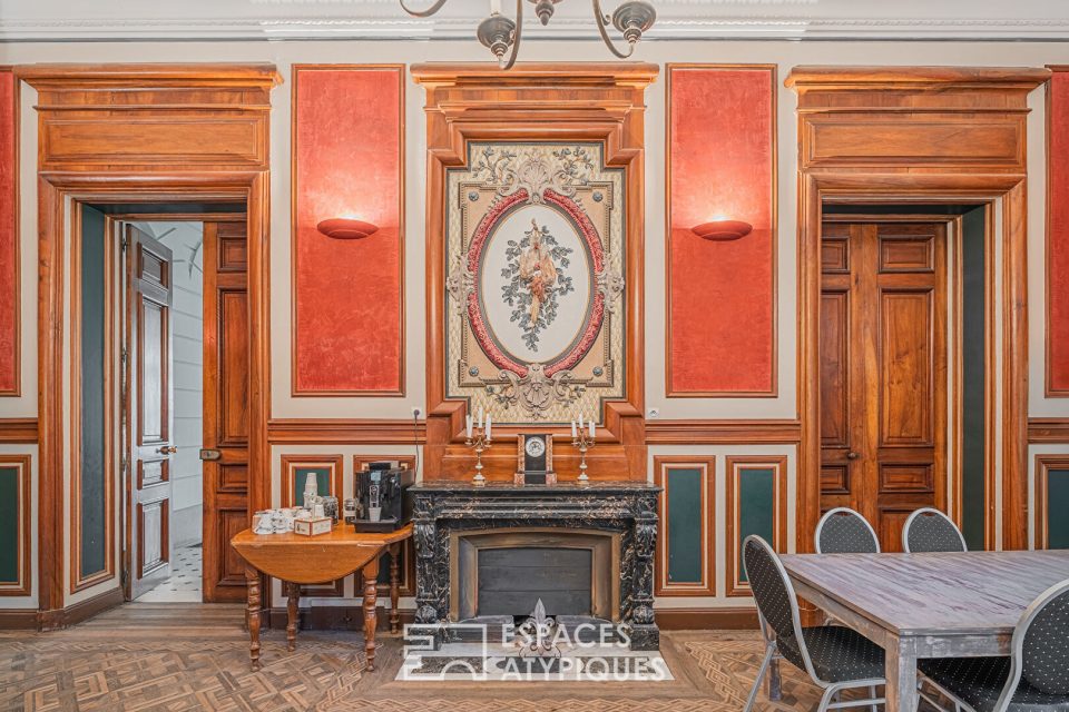 Elégance intemporelle avec restaurant et chambres d'hôtes dans un manoir d'exception