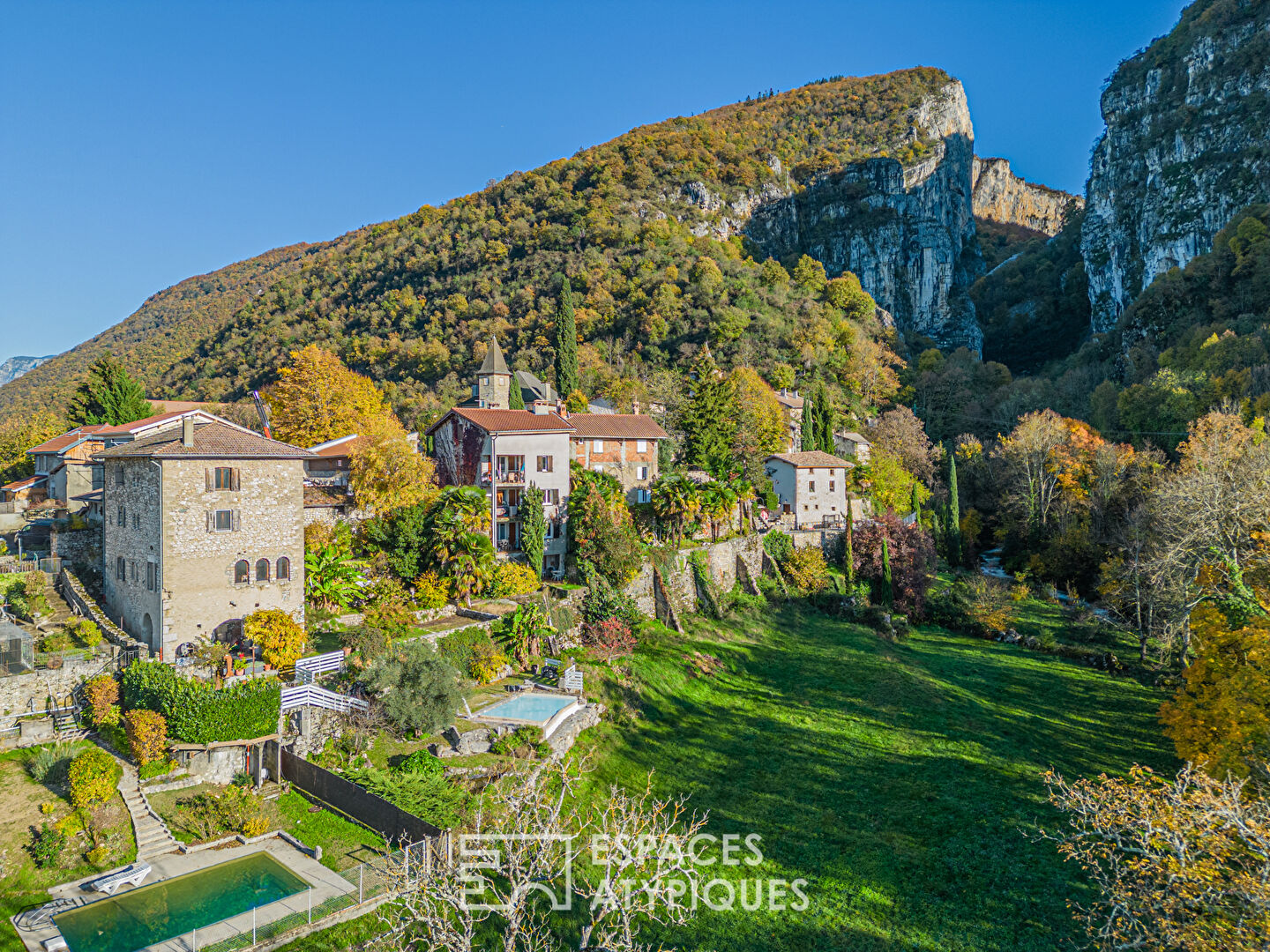 Ancien Moulin du XVIIIe et son jardin suspendu