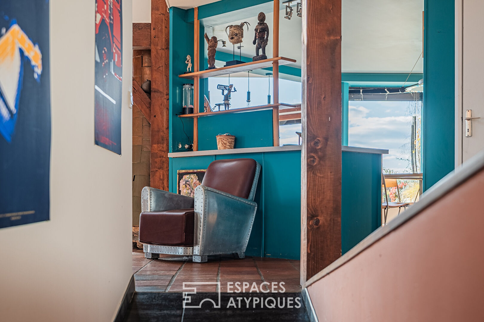 Maison bois moderniste et son atelier d&rsquo;artiste