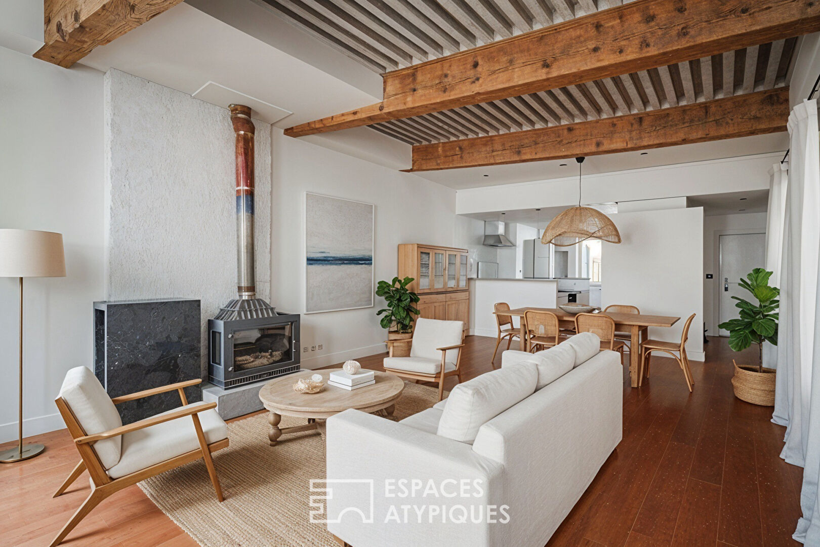 Appartement atypique en duplex en hypercentre