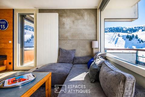 Chamrousse 1650 Appartement rénové skis aux pieds