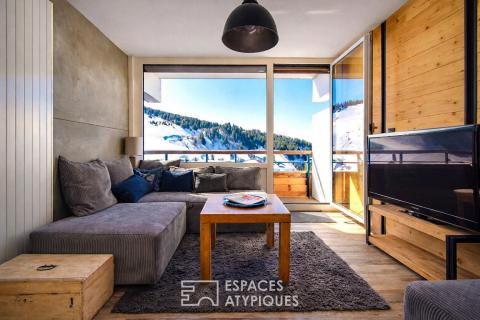 Chamrousse 1650 Appartement rénové skis aux pieds