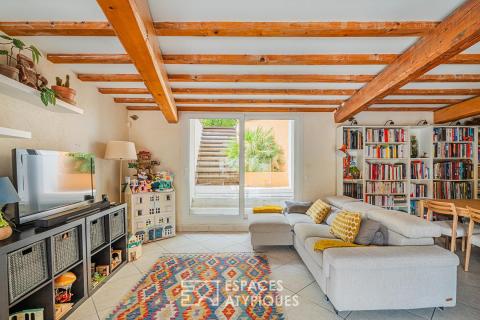 Maison de charme avec jardin surélevé en vallée du Grésivaudan