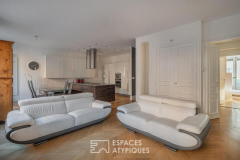 Appartement à la rénovation contemporaine – Grenoble secteur Champollion