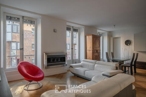 Appartement à la rénovation contemporaine – Grenoble secteur Champollion