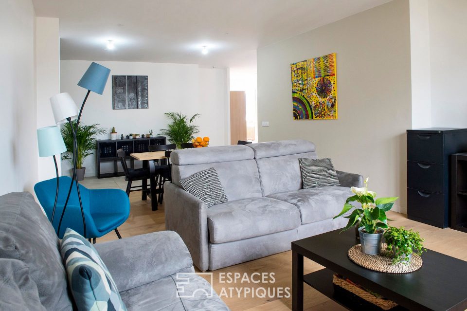 38000 GRENOBLE - Appartement contemporain rénové de 89 m² avec terrasse et vue exceptionnelle - Réf. 520EAG