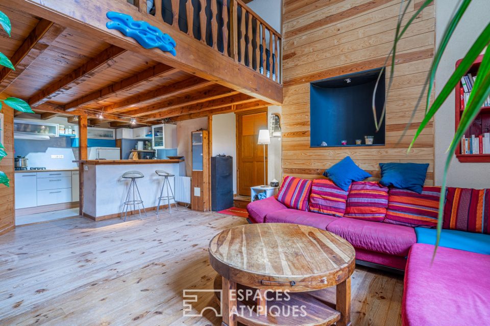 38410 URIAGE - Appartement de charme avec mezzanine - Réf. 542EAG