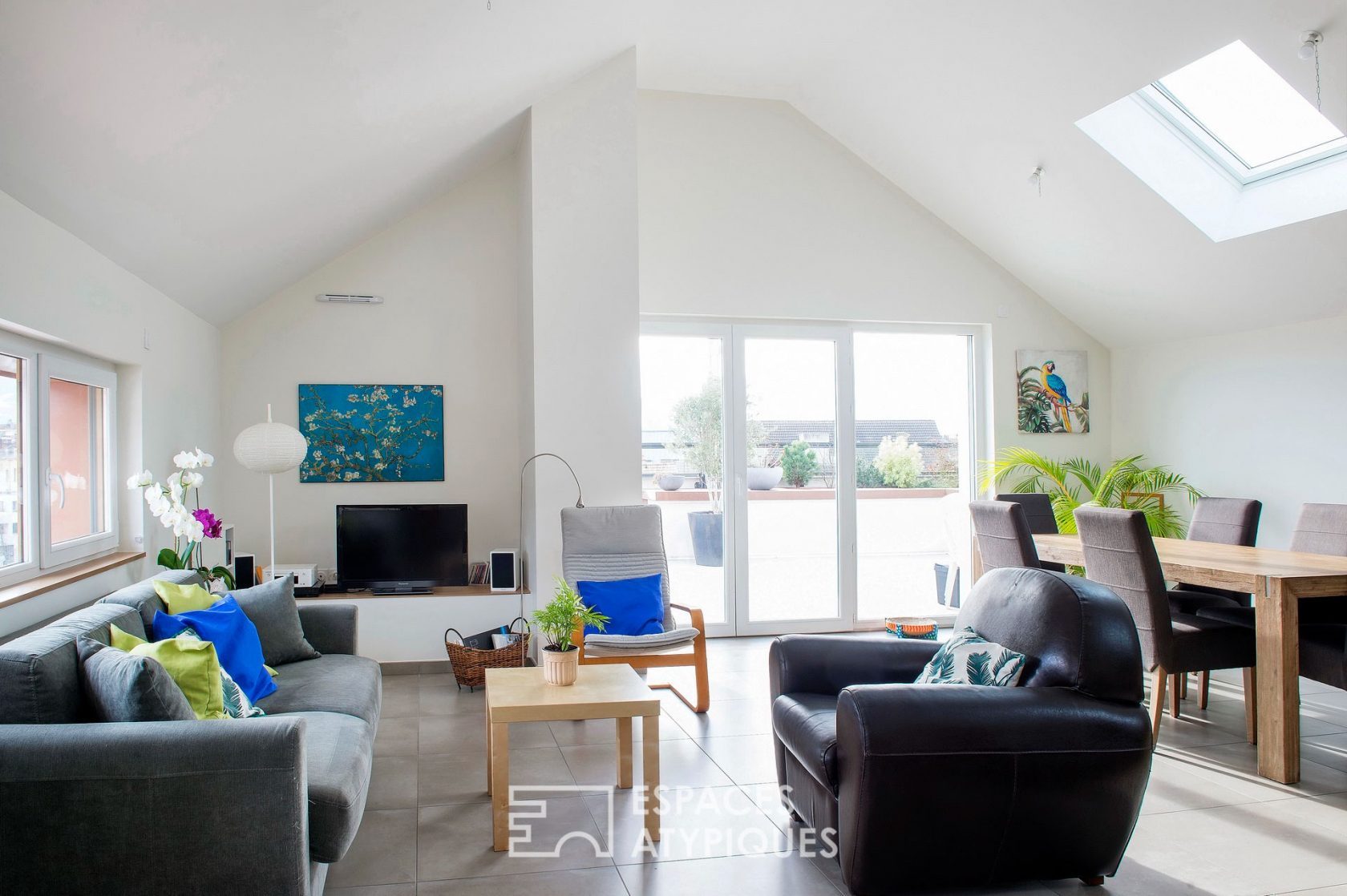 Duplex with terrace and view